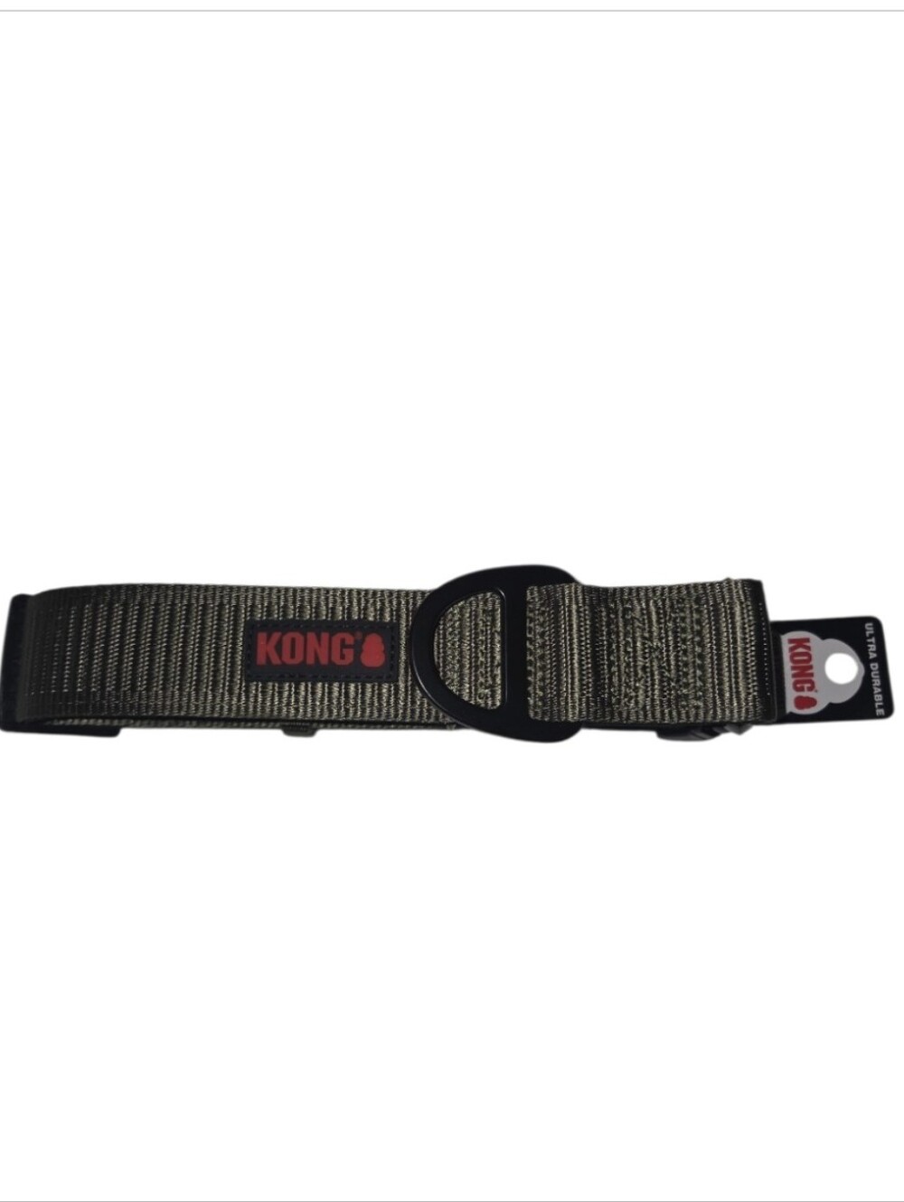 Kong Ultra Durable Padded Olive Green Dog Collar Size L NWT